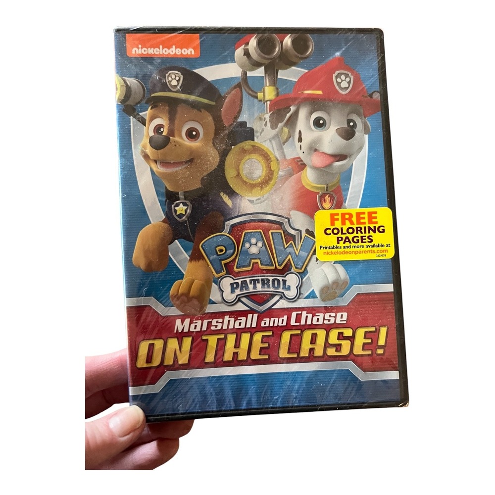Paw Patrol Marshall and Chase On the Case DVD 8‎ Episodes Nickelodeon New Sealed